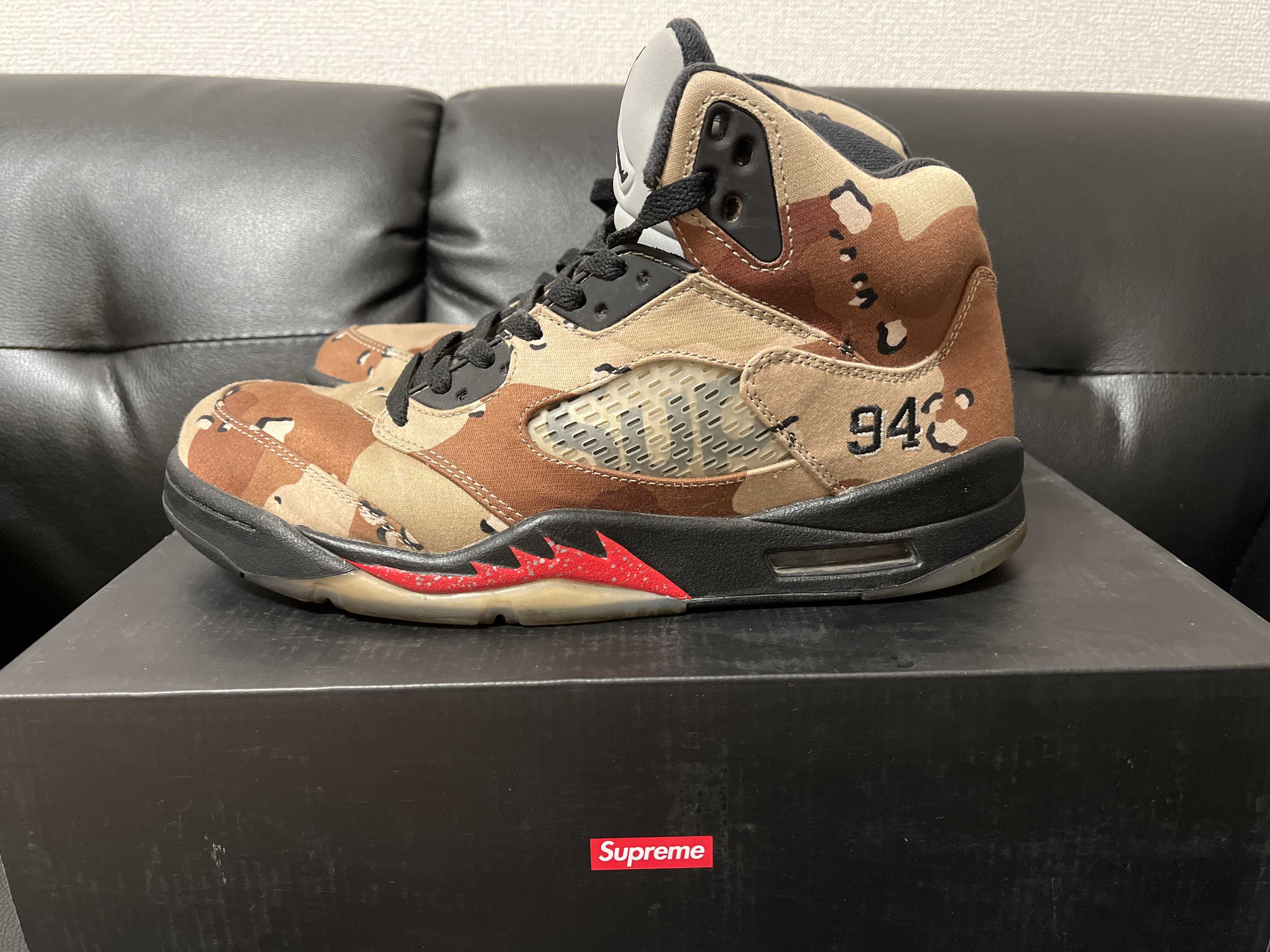 Supreme × Nike Air Jordan 5 Retro "Desert Camo"