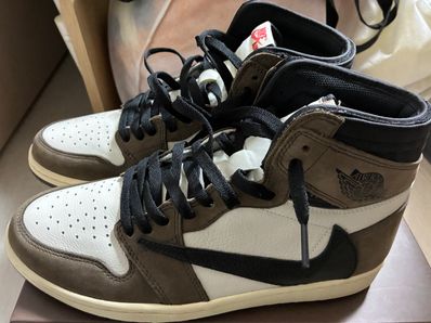Travis Scott × Nike Air Jordan 1 Retro High OG TS SP "Sail/Dark Mocha"