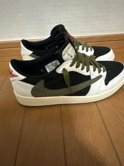 Travis Scott × Nike Women's Air Jordan 1 Low OG "Medium Olive"