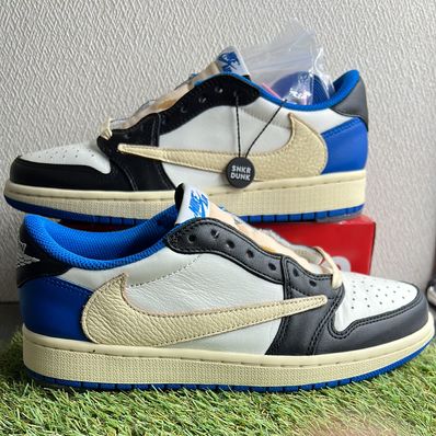 Travis Scott × fragment design × Nike Air Jordan 1 Low OG SP "Military Blue"