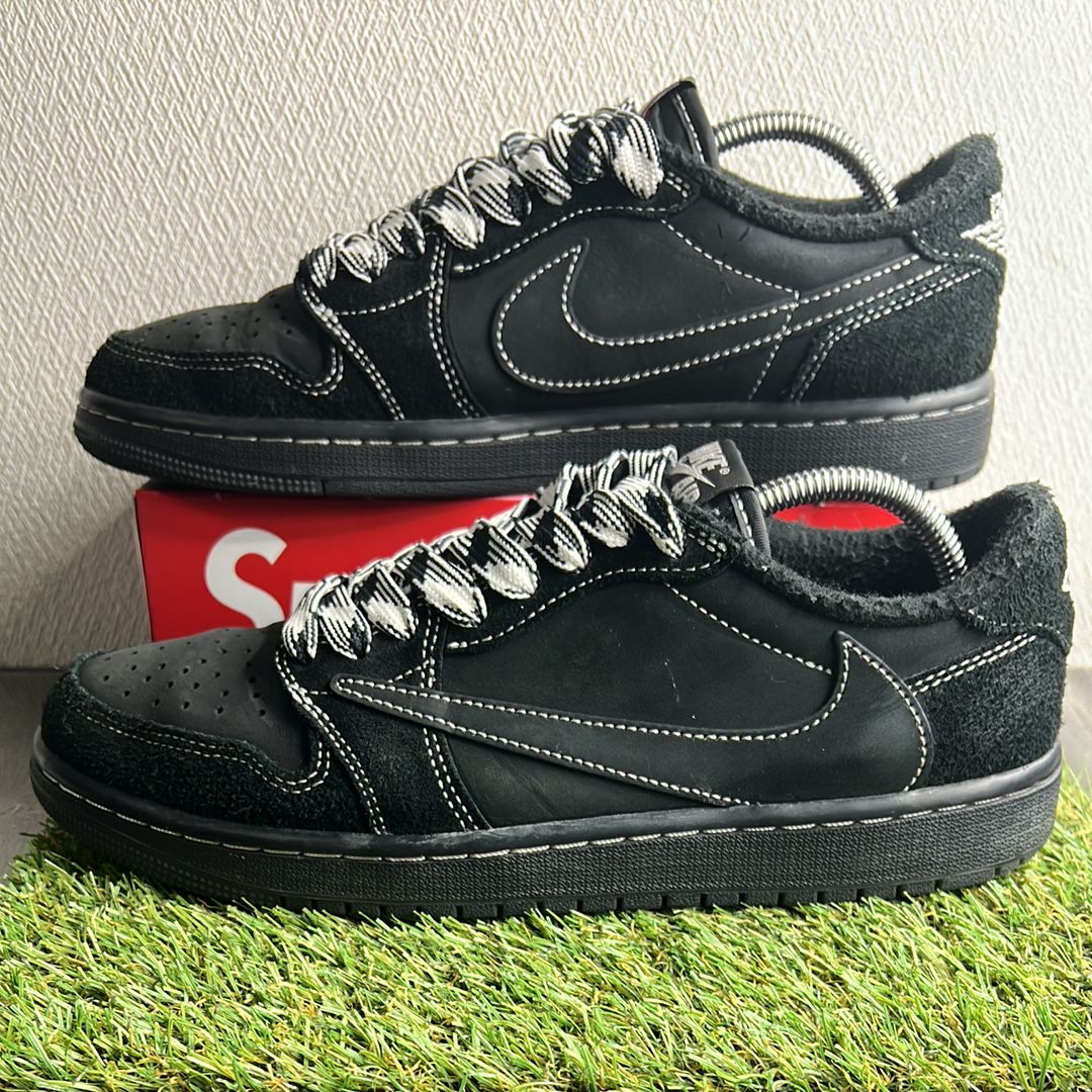 Travis Scott × Nike Air Jordan 1 Low OG SP "Black Phantom"
