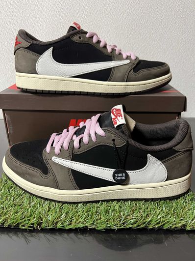 Travis Scott × Nike Air Jordan 1 Low OG SP-T "Black/Dark Mocha"