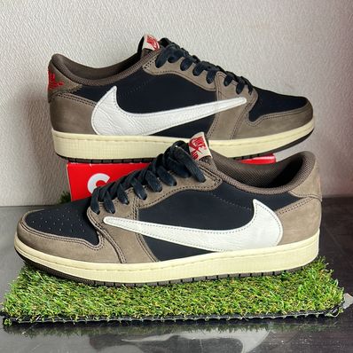 Travis Scott × Nike Air Jordan 1 Low OG SP-T "Black/Dark Mocha"