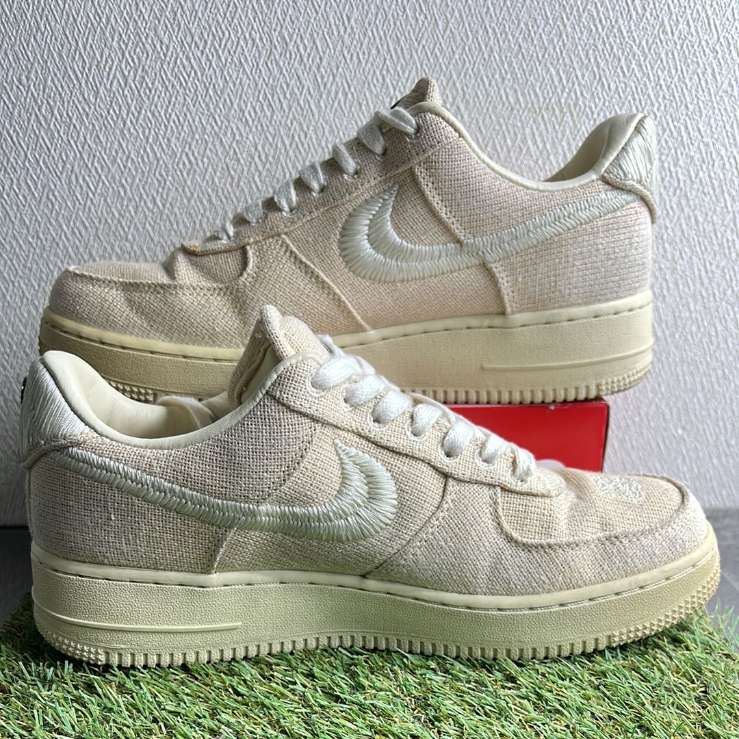 Stussy × Nike Air Force 1 Low "Fossil Stone"