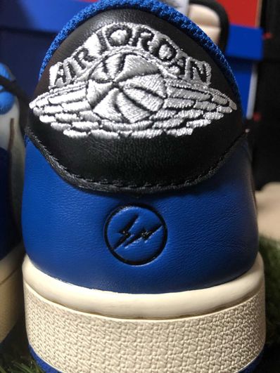 Travis Scott × fragment design × Nike Air Jordan 1 Low OG SP "Military Blue"