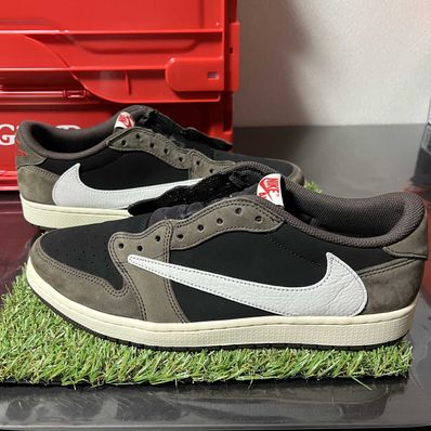 Travis Scott × Nike Air Jordan 1 Low OG SP-T "Black/Dark Mocha"