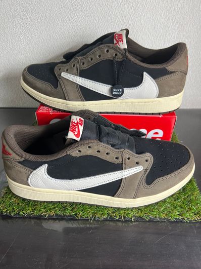 Travis Scott × Nike Air Jordan 1 Low OG SP-T "Black/Dark Mocha"