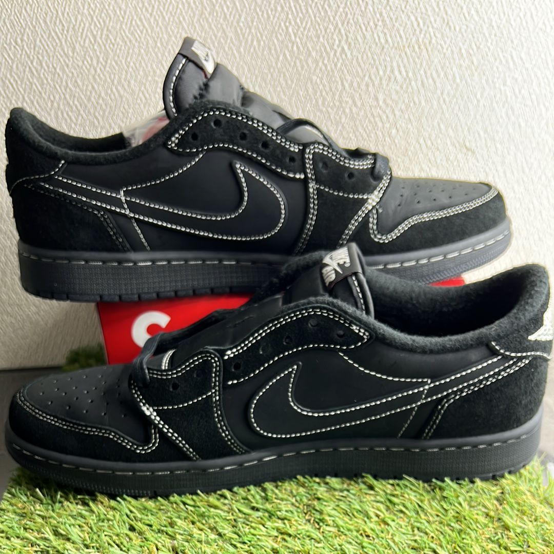Travis Scott × Nike Air Jordan 1 Low OG SP "Black Phantom"