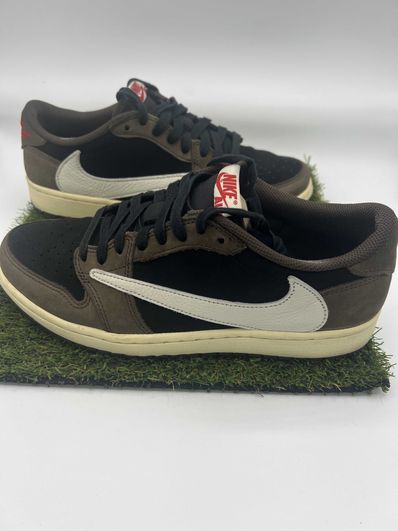 Travis Scott × Nike Air Jordan 1 Low OG SP-T "Black/Dark Mocha"