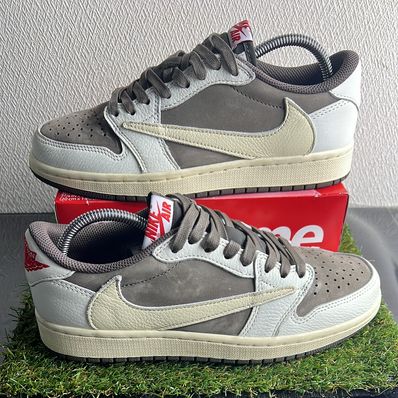 Travis Scott × Nike Air Jordan 1 Low OG SP "Reverse Mocha/Sail and Ridgerock"
