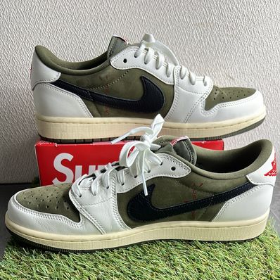 Travis Scott × Nike Air Jordan 1 Low OG SP "Reverse Olive"