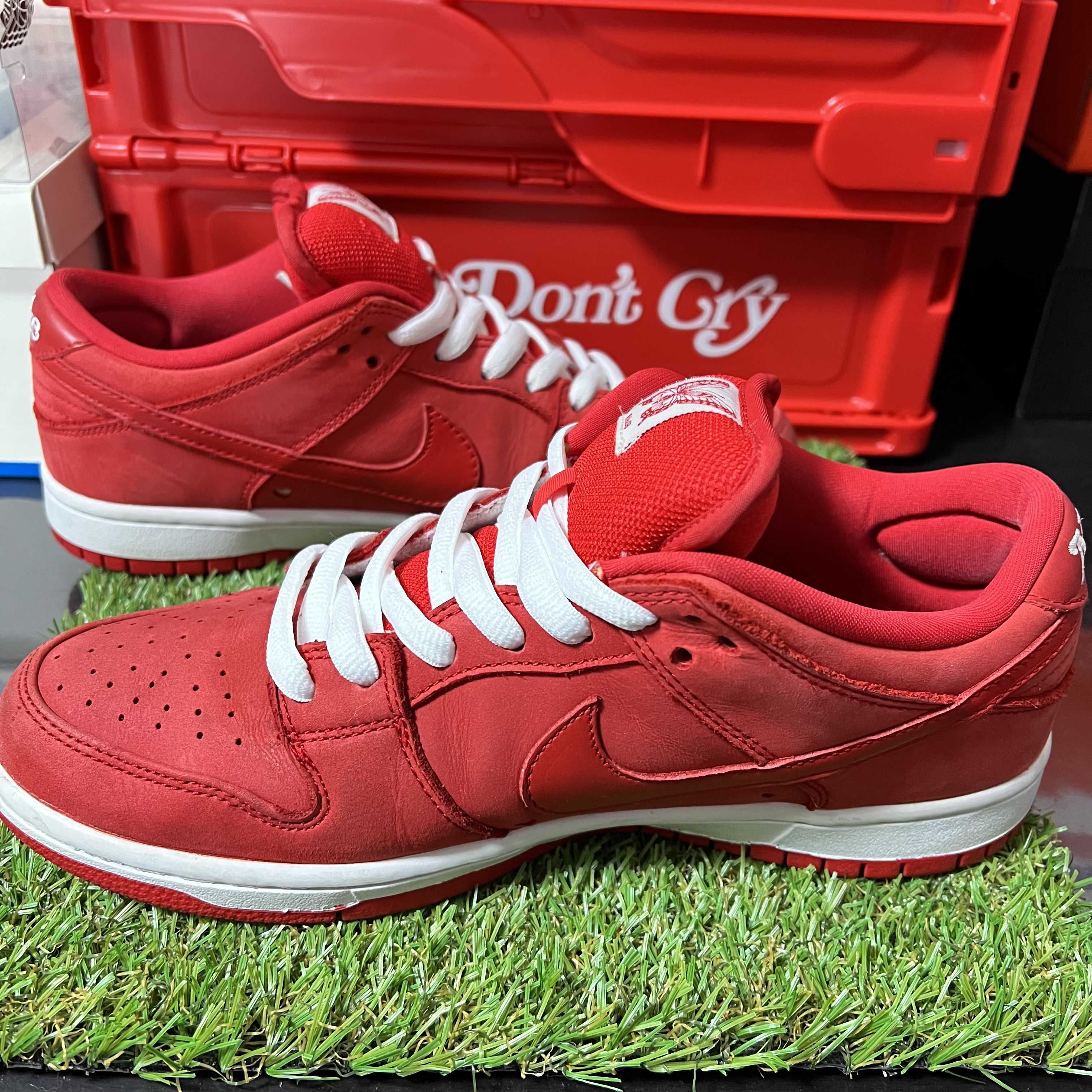 Girls Don't Cry × Nike SB Dunk Low Pro QS "Red" / VERDY