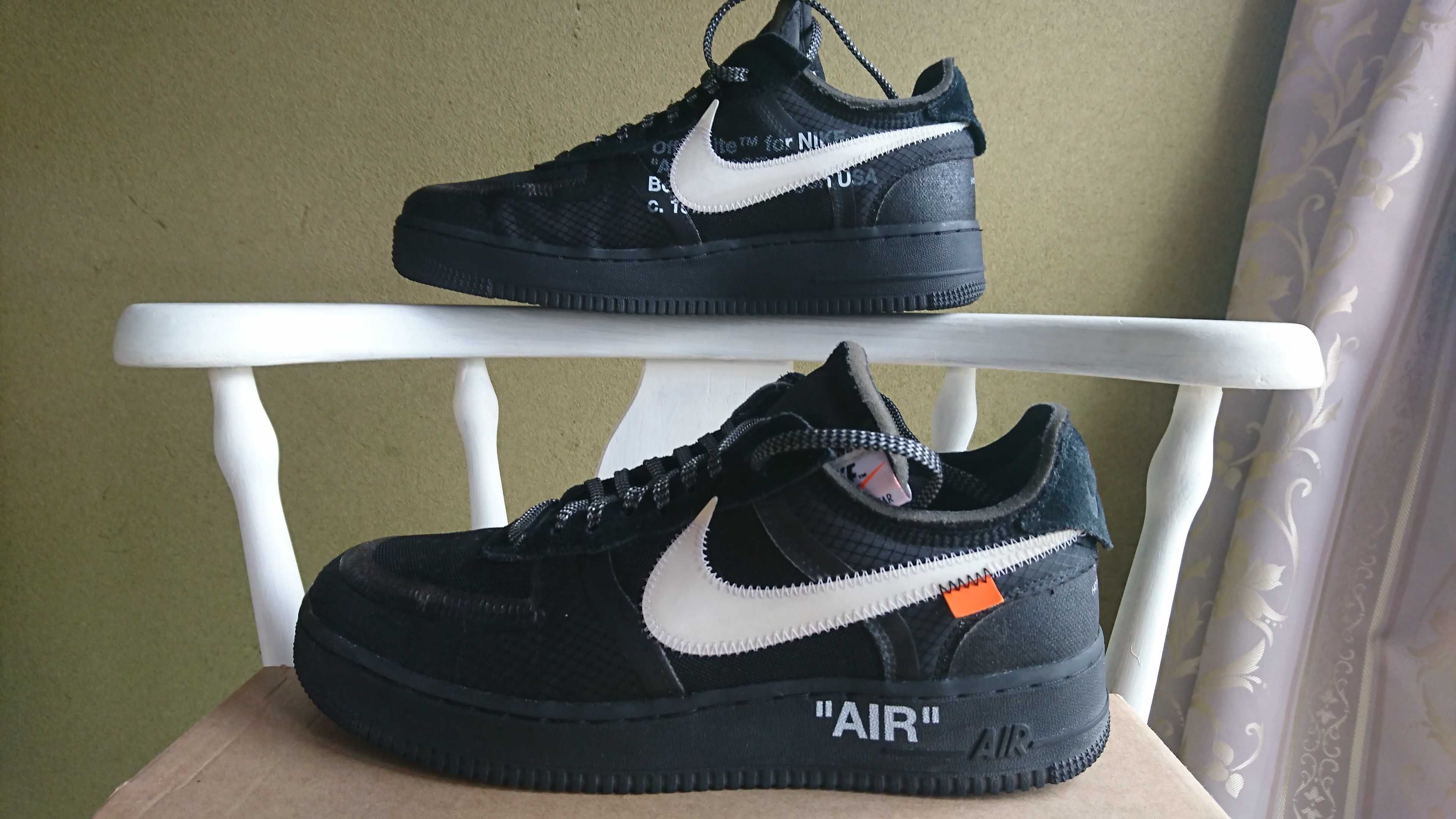 Off-White × Nike Air Force 1 Low "Black"
