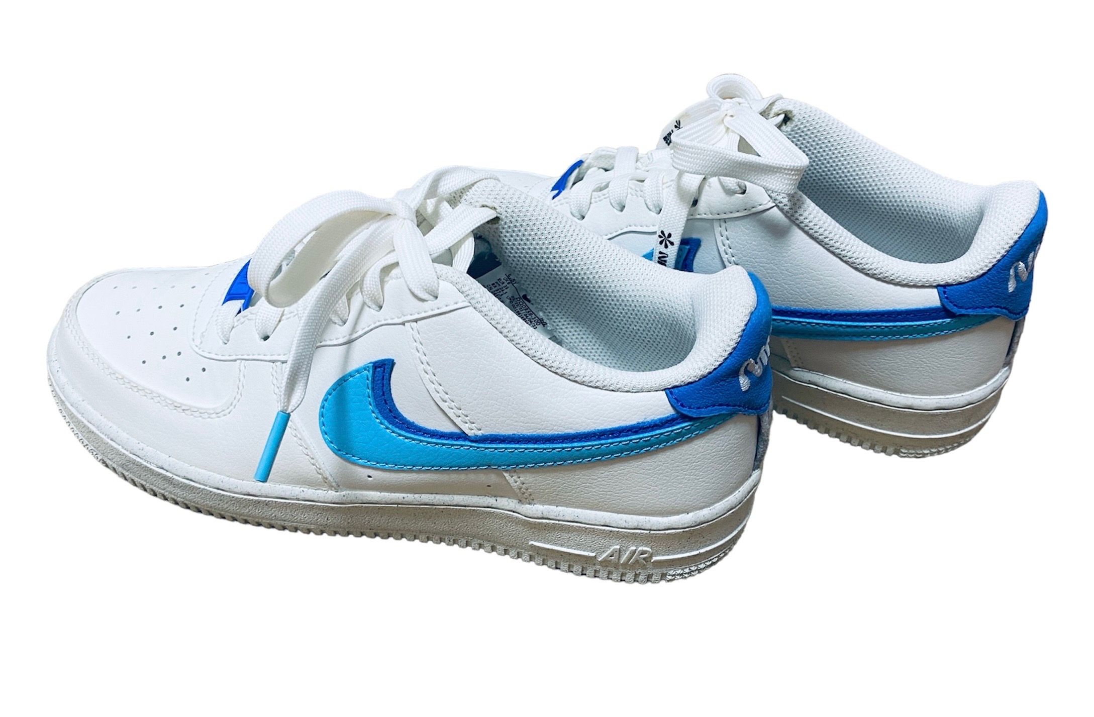Nike GS Air Force 1 LV8 "Sail/Medium Blue"