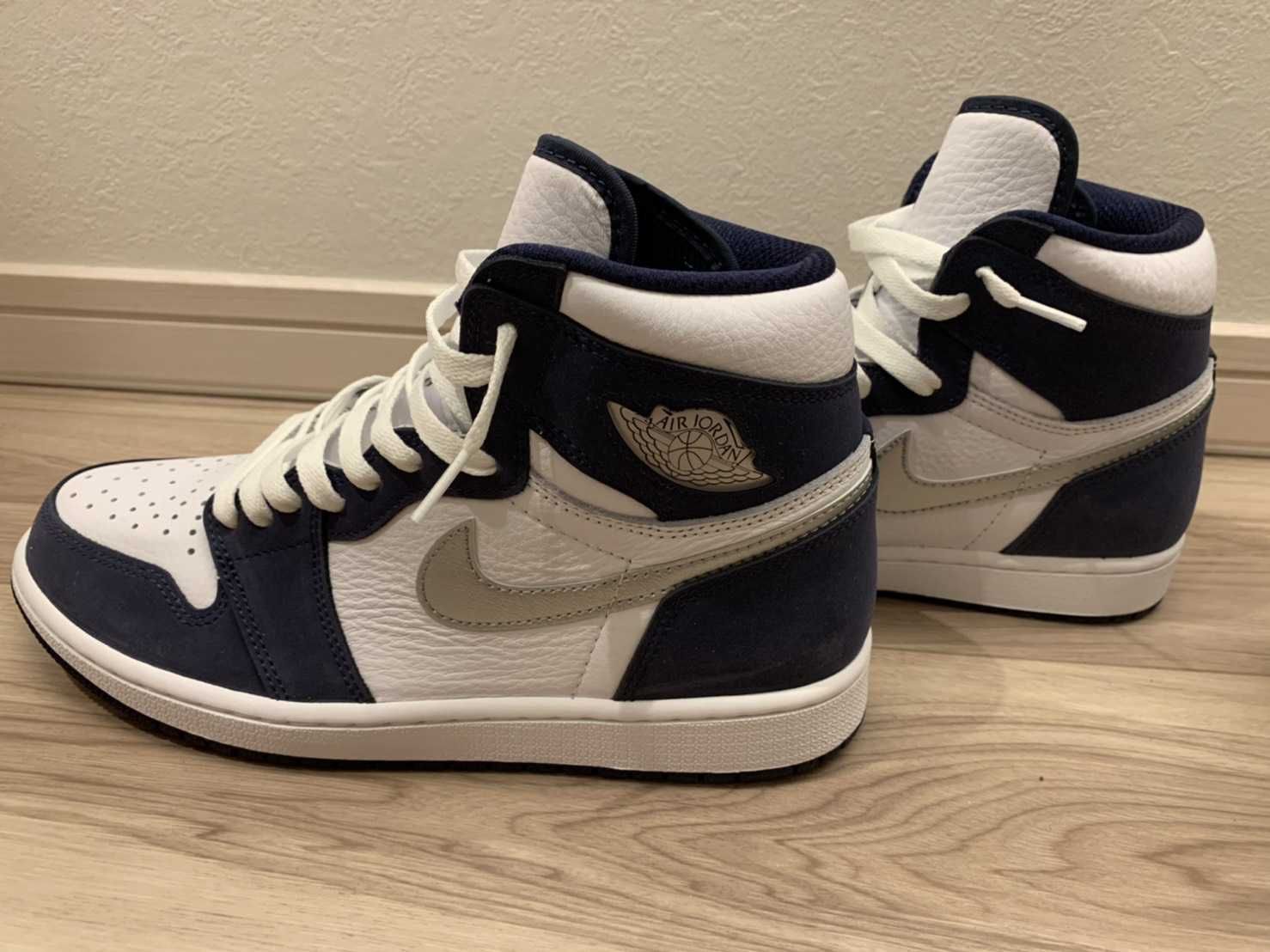 Nike Air Jordan 1 High OG CO.JP "White/Midnight Navy" (2020)(ブリーフケースなし)