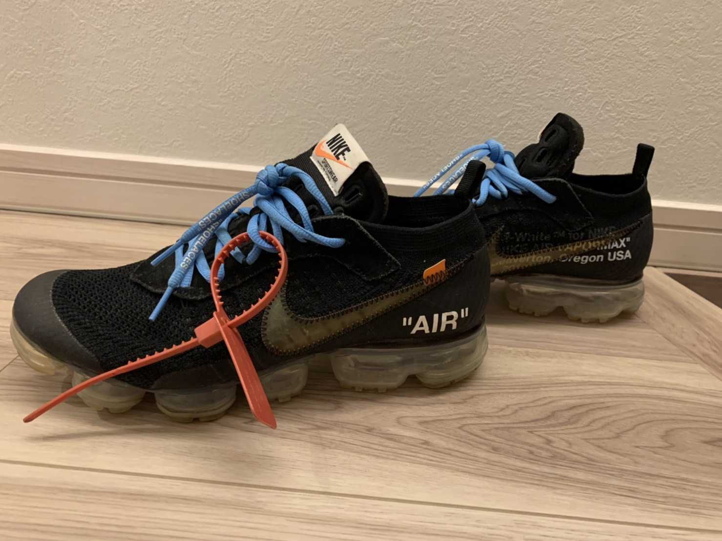 Off-White × Nike Air Vapormax "Black/Total Orange/Clear"