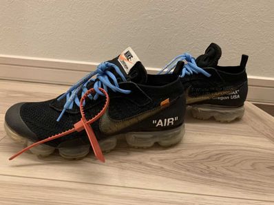Off-White × Nike Air Vapormax "Black/Total Orange/Clear"