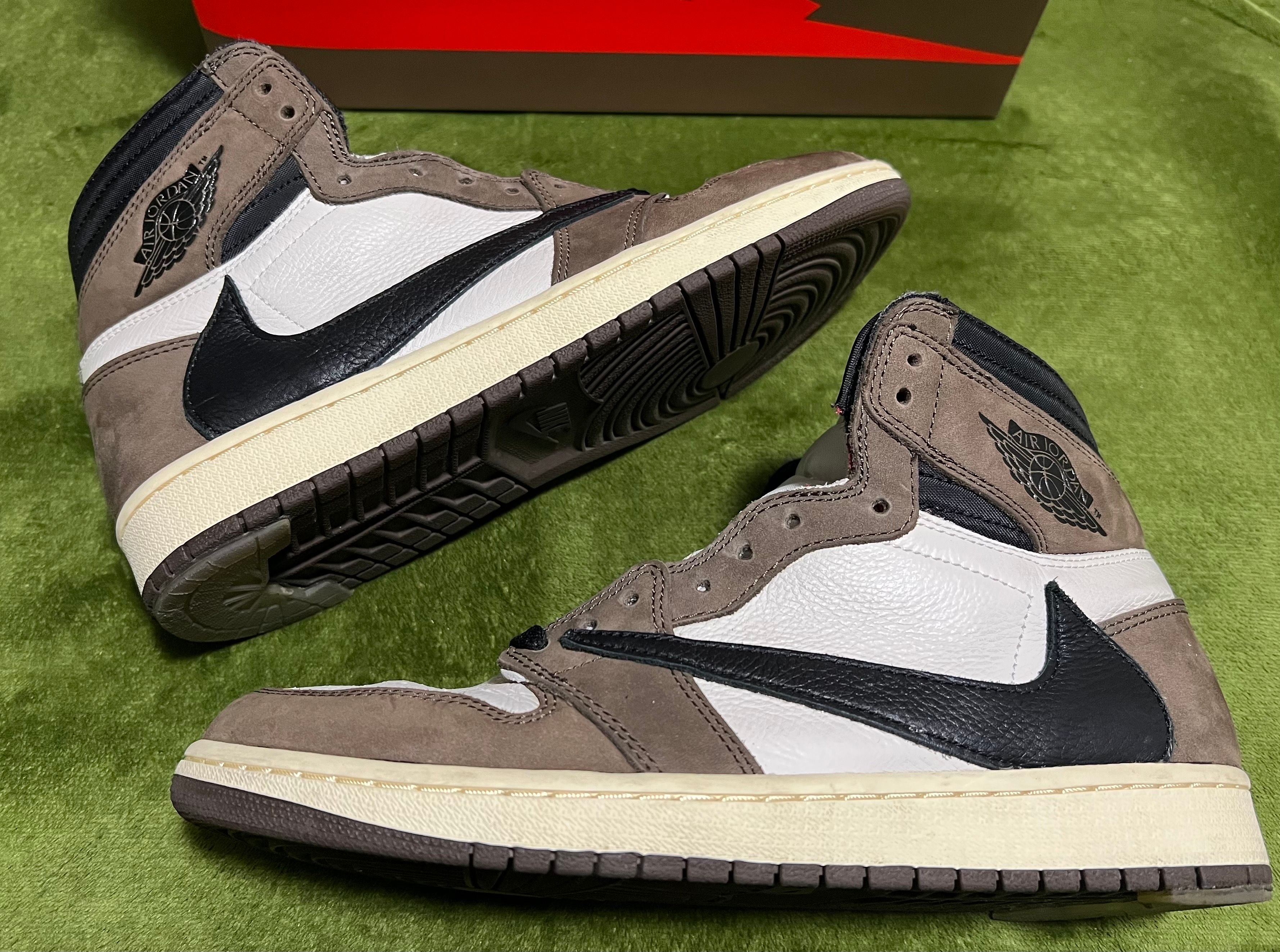 Travis Scott × Nike Air Jordan 1 Retro High OG TS SP "Sail/Dark Mocha"