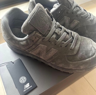 Stone Island × New Balance 574 Legacy Ghost "Dark Grey"