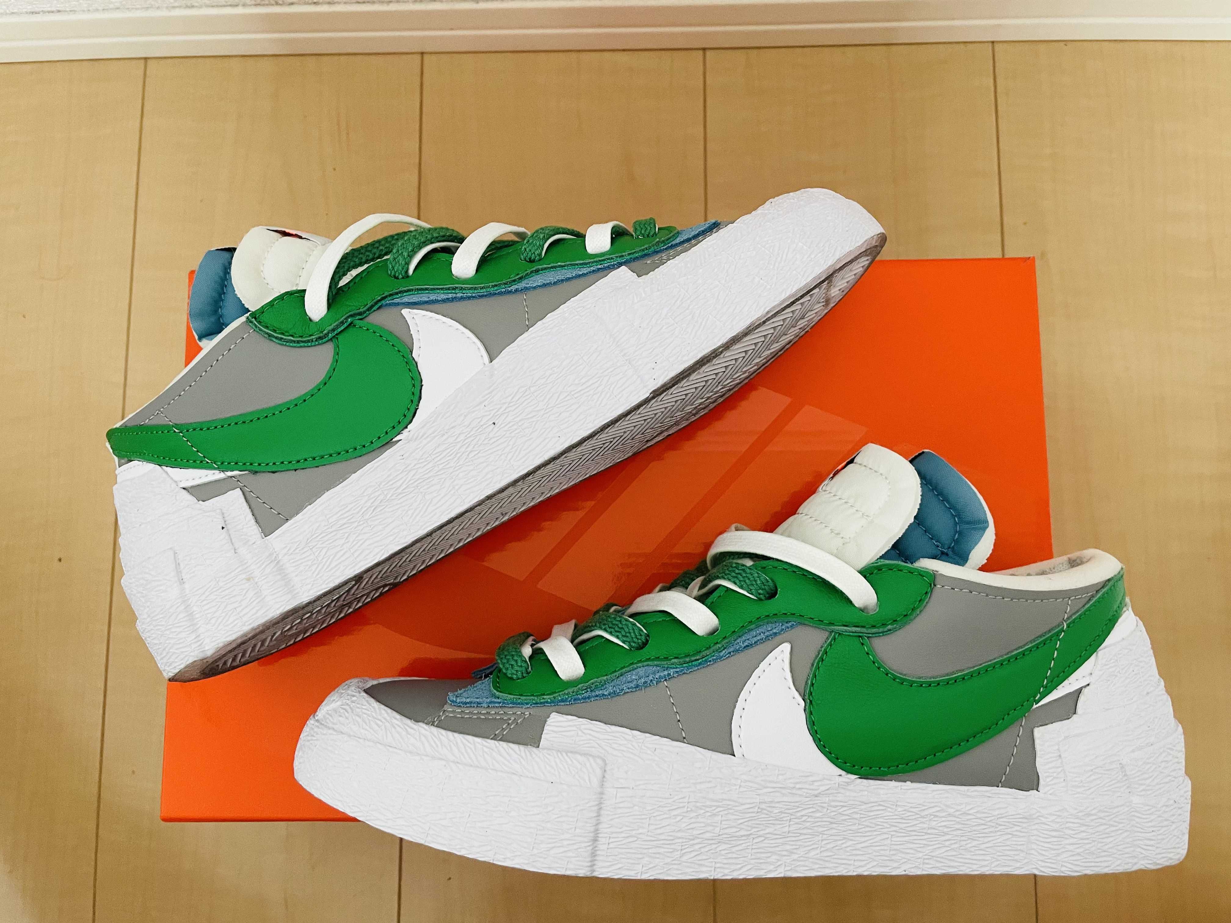 sacai × Nike Blazer Low "Classic Green"