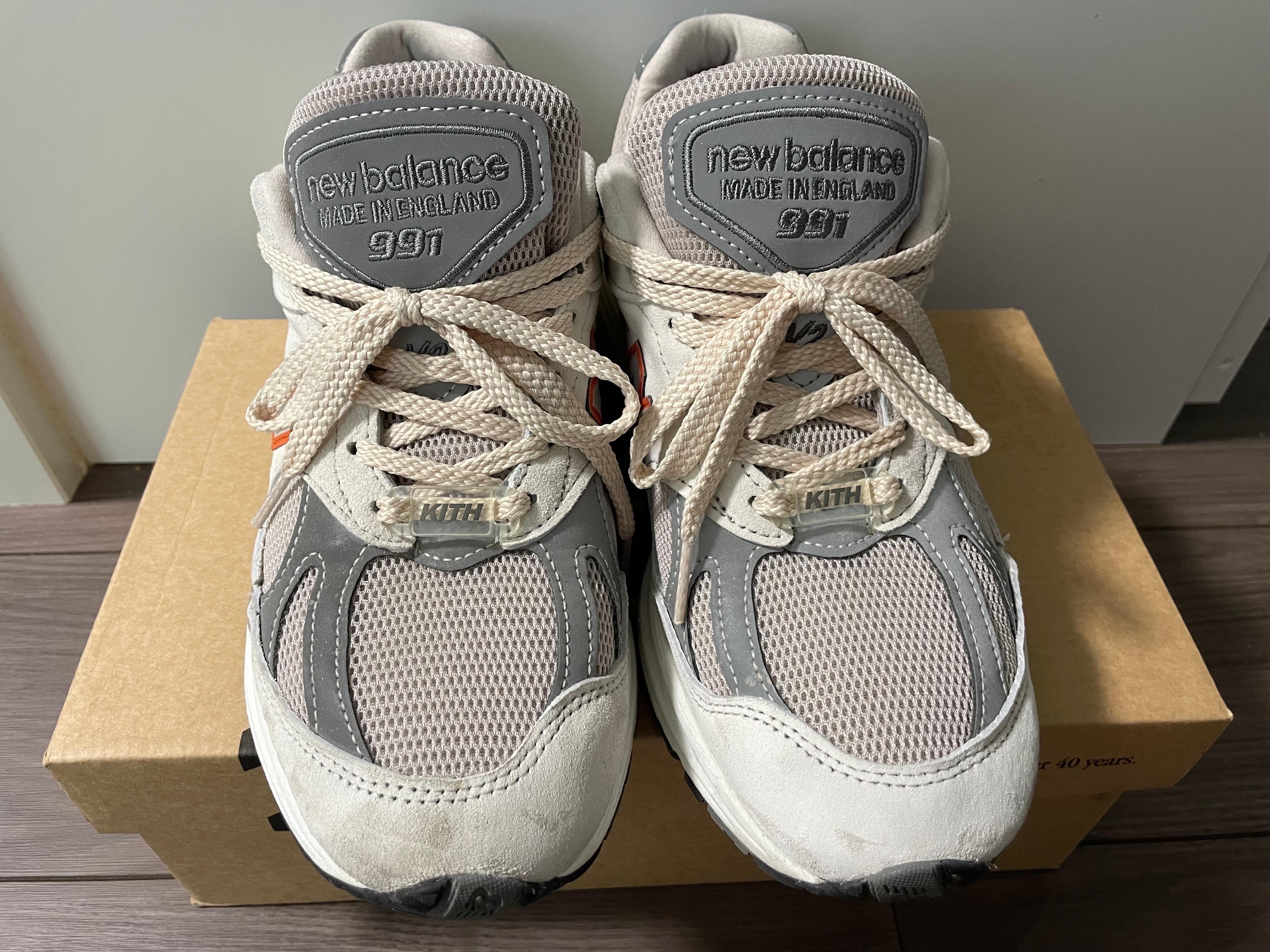 KITH × New Balance 991V2 Madison Square Garden "Antarctica/Beige/Castlerock"