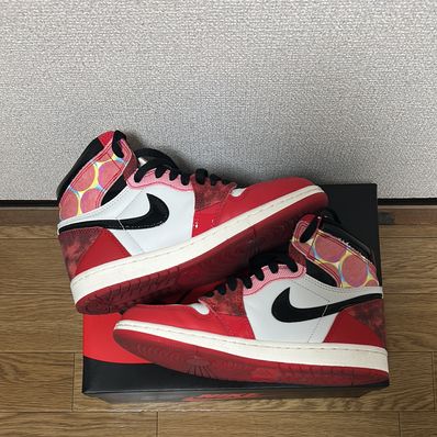 Spider-Man × Nike Air Jordan 1 Retro High OG SP "Spider-Man: Across the Spider-Verse/University Red"