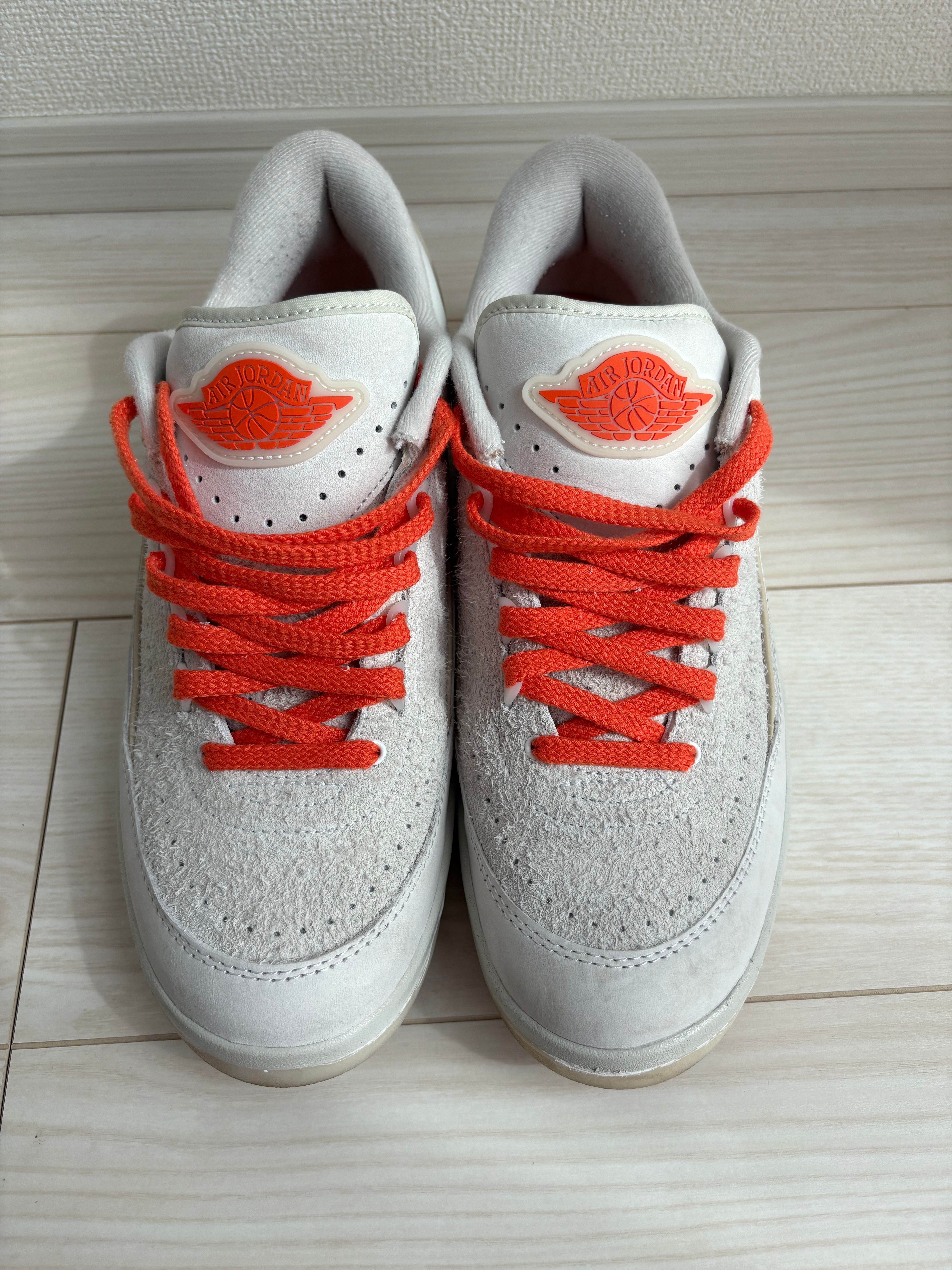 Shelflife × Nike Air Jordan 2 Low "Sail/Light Bone and Mandarin"