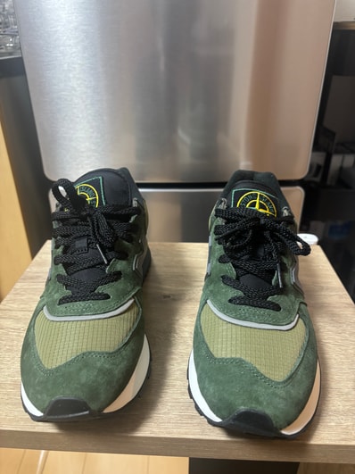 Stone Island × New Balance 574 Legacy "Dark Green"