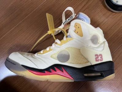 Off-White × Nike Air Jordan 5 "Sail"