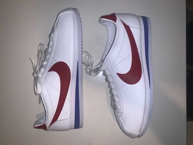 NIKE CORTEZ BASIC LEATHER "WHITE/BLACK"