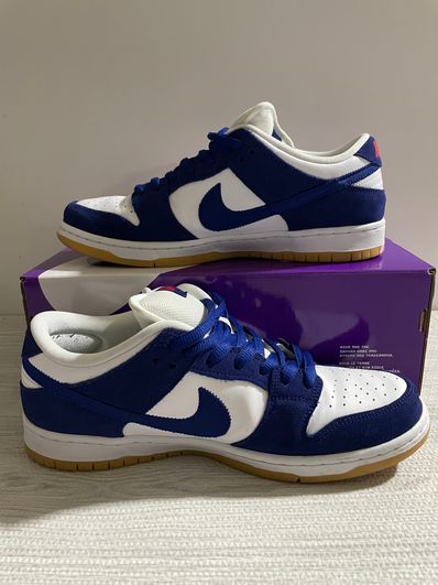 Nike SB Dunk Low "Los Angeles Dodgers/Deep Royal Blue"