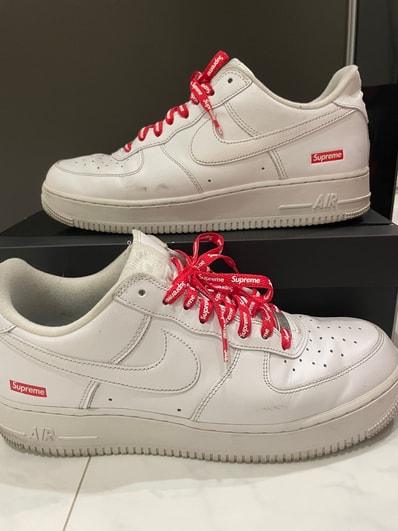 Supreme × Nike Air Force 1 Low "White"