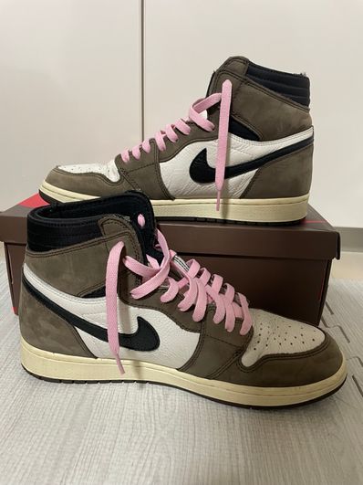 Travis Scott × Nike Air Jordan 1 Retro High OG TS SP "Sail/Dark Mocha"