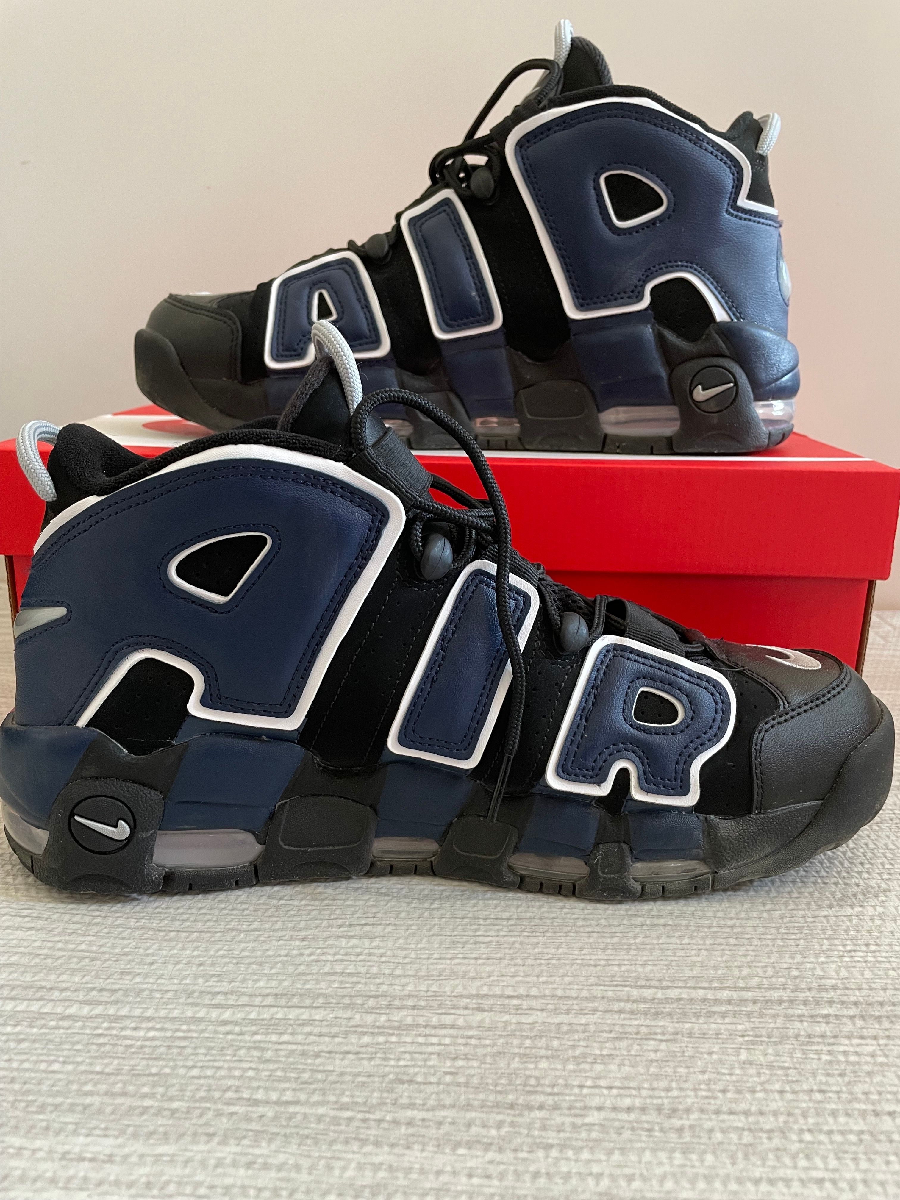 Nike Air More Uptempo '96 "Black and University Red"