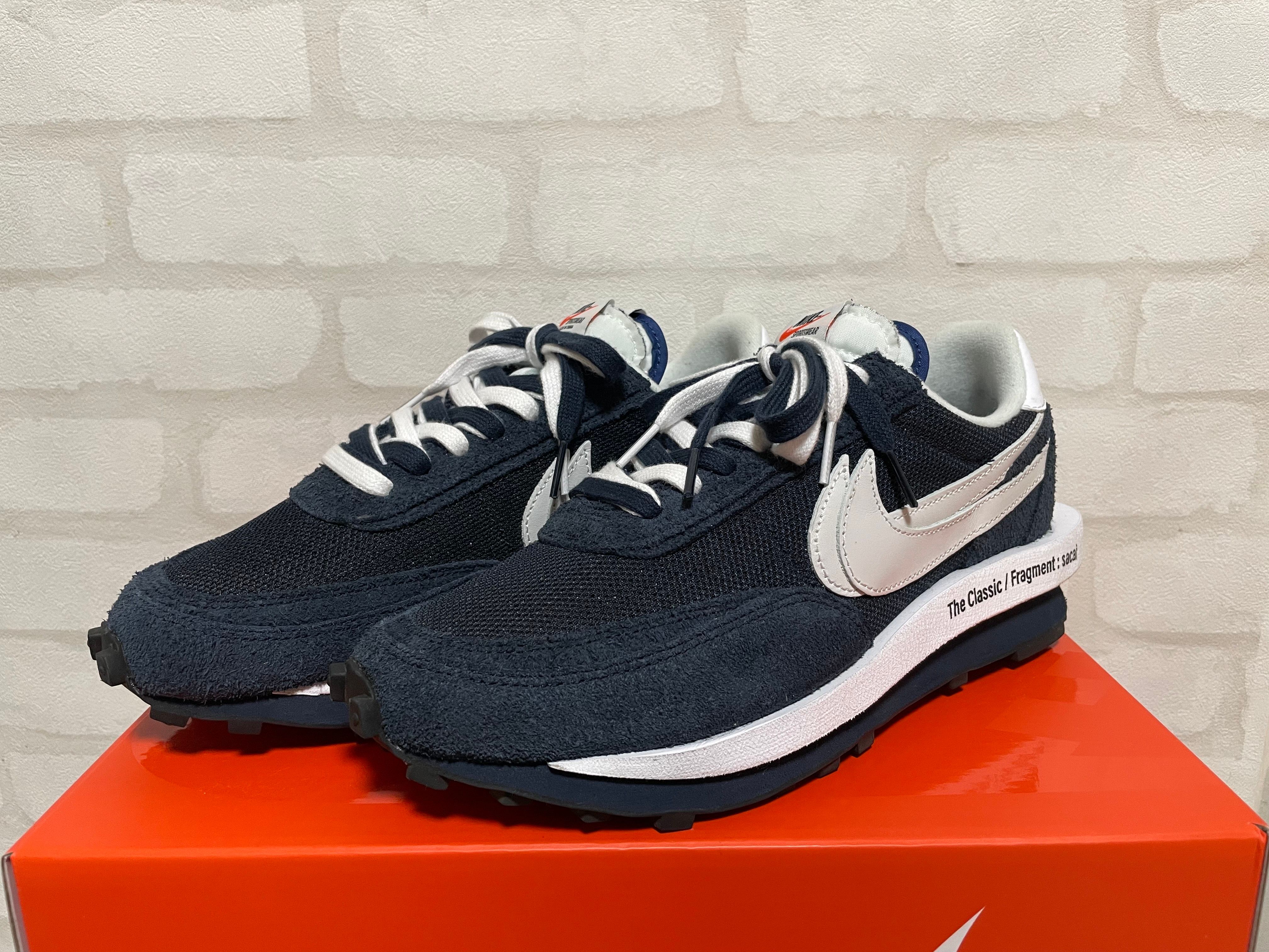 Fragment × sacai × Nike LD Waffle "Blackended Blue"