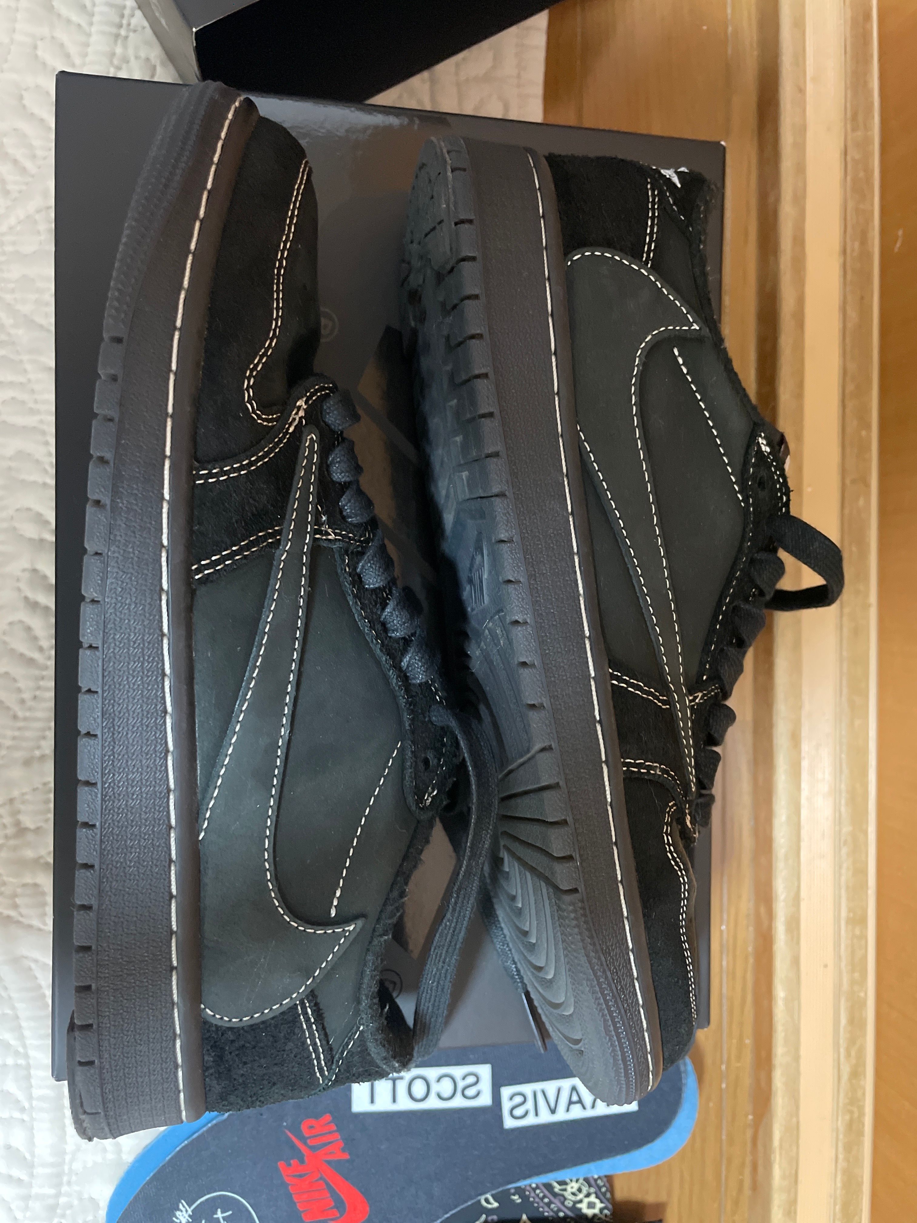 Travis Scott × Nike Air Jordan 1 Low OG SP "Black Phantom"