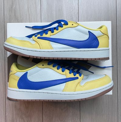 Travis Scott × Nike Women's Air Jordan 1 Retro Low OG "Canary"