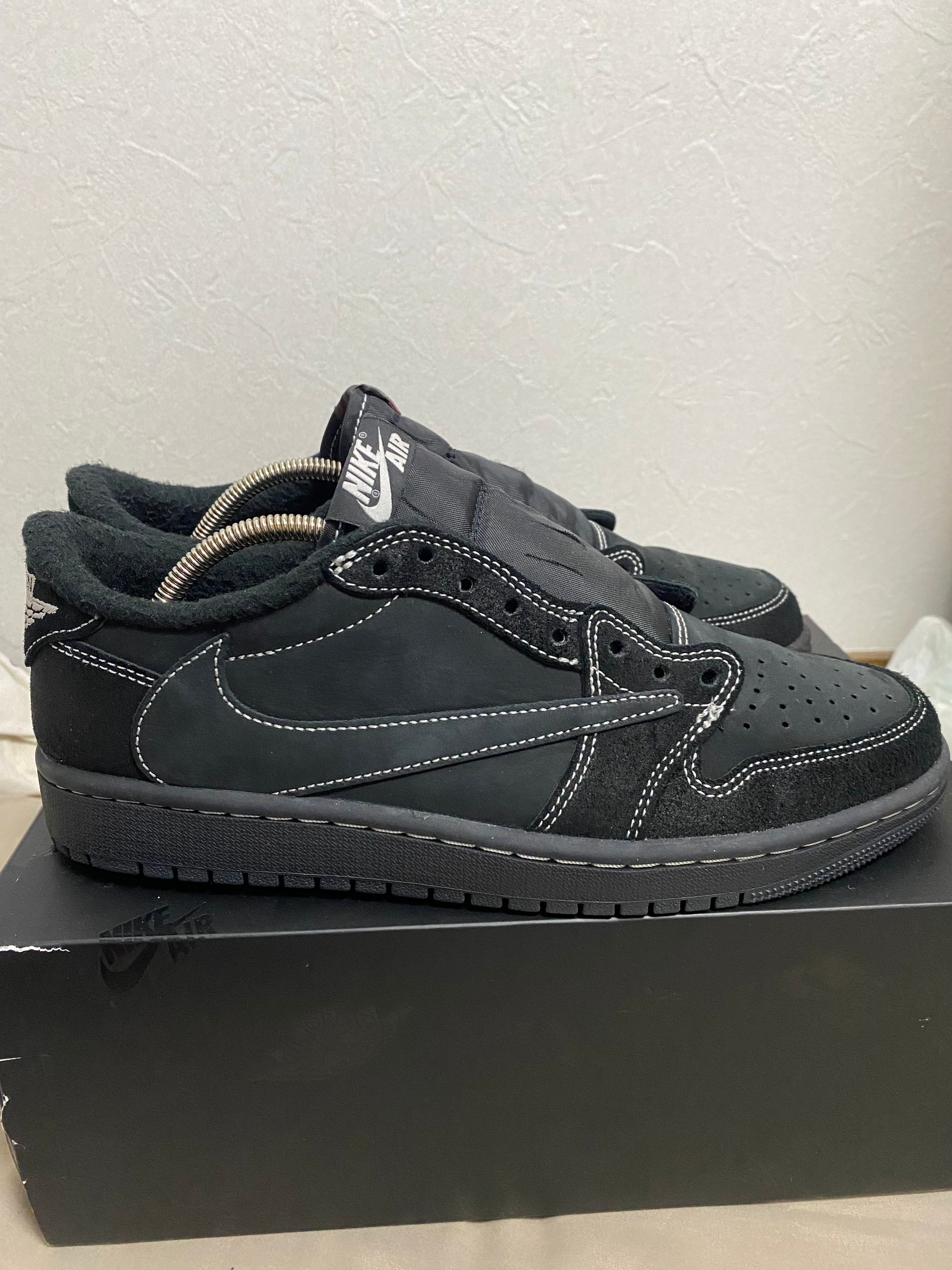 Travis Scott × Nike Air Jordan 1 Low OG SP "Black Phantom"