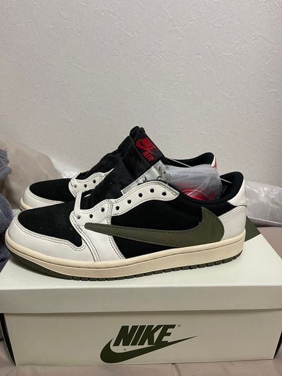 Travis Scott × Nike Women's Air Jordan 1 Low OG "Medium Olive"