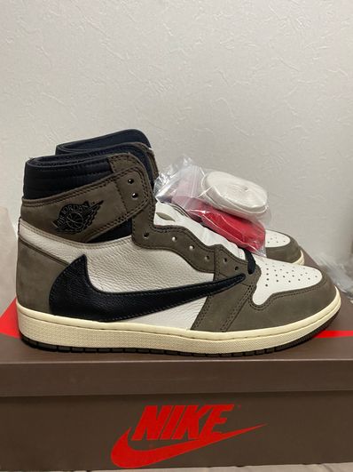Travis Scott × Nike Air Jordan 1 Retro High OG TS SP "Sail/Dark Mocha"
