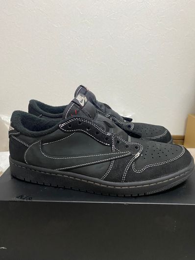 Travis Scott × Nike Air Jordan 1 Low OG SP "Black Phantom"
