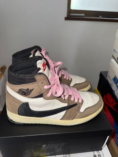 Travis Scott × Nike Air Jordan 1 Retro High OG TS SP "Sail/Dark Mocha"