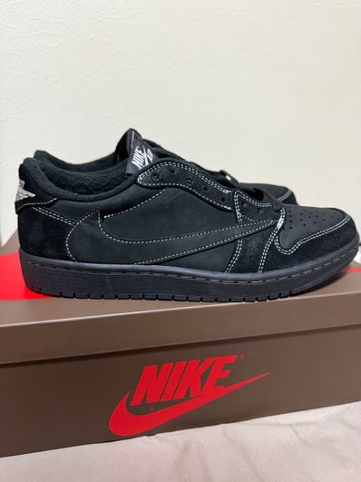 Travis Scott × Nike Air Jordan 1 Low OG SP "Black Phantom"