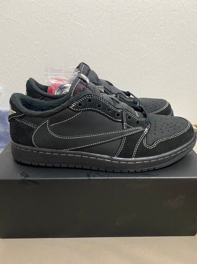 Travis Scott × Nike Air Jordan 1 Low OG SP "Black Phantom"