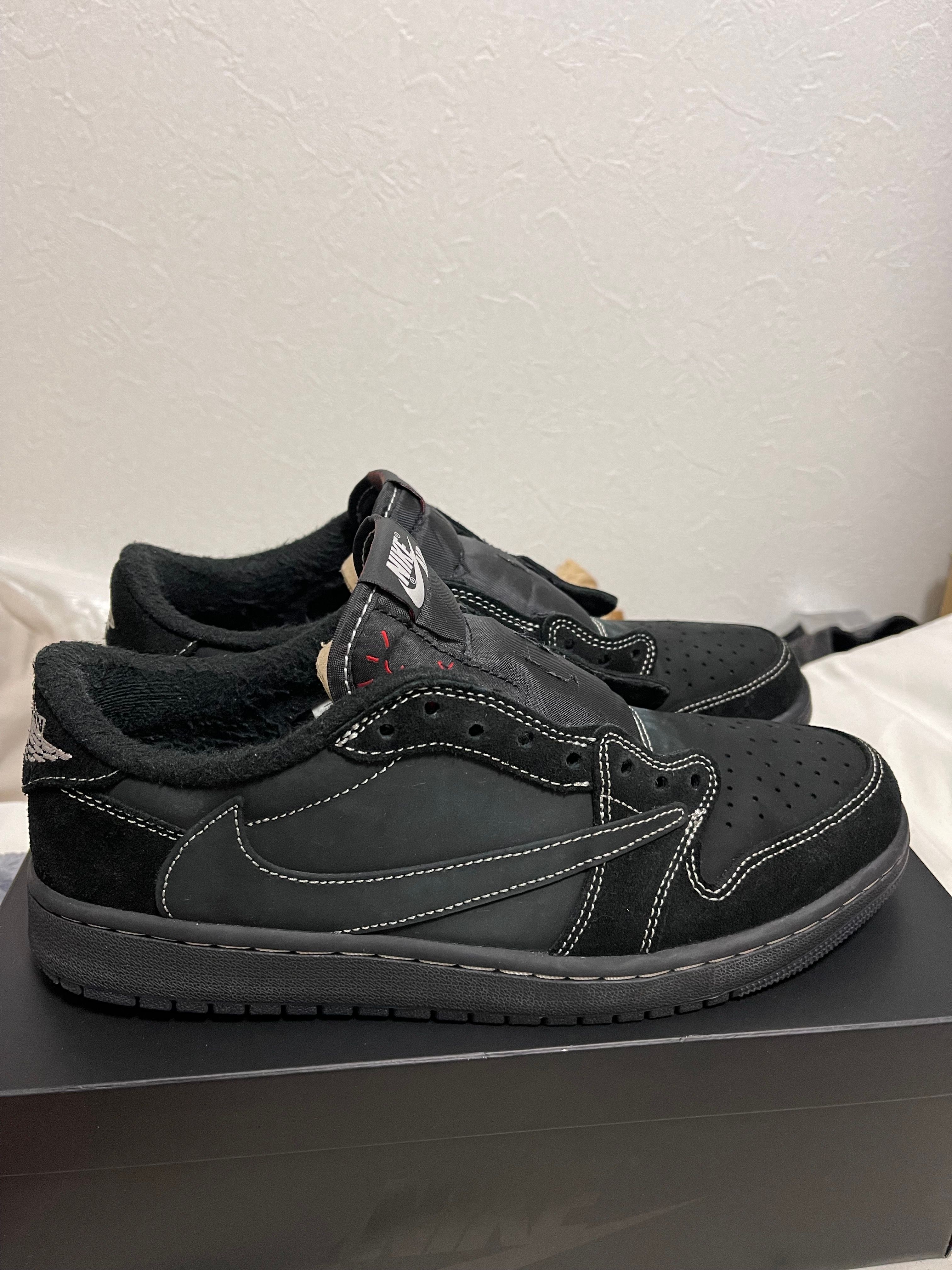Travis Scott × Nike Air Jordan 1 Low OG SP "Black Phantom"