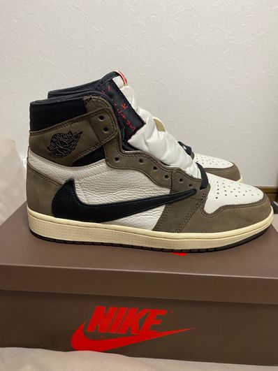 Travis Scott × Nike Air Jordan 1 Retro High OG TS SP "Sail/Dark Mocha"