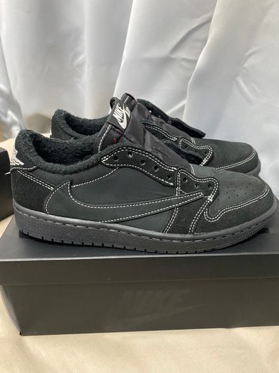 Travis Scott × Nike Air Jordan 1 Low OG SP "Black Phantom"