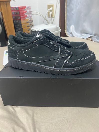 Travis Scott × Nike Air Jordan 1 Low OG SP "Black Phantom"