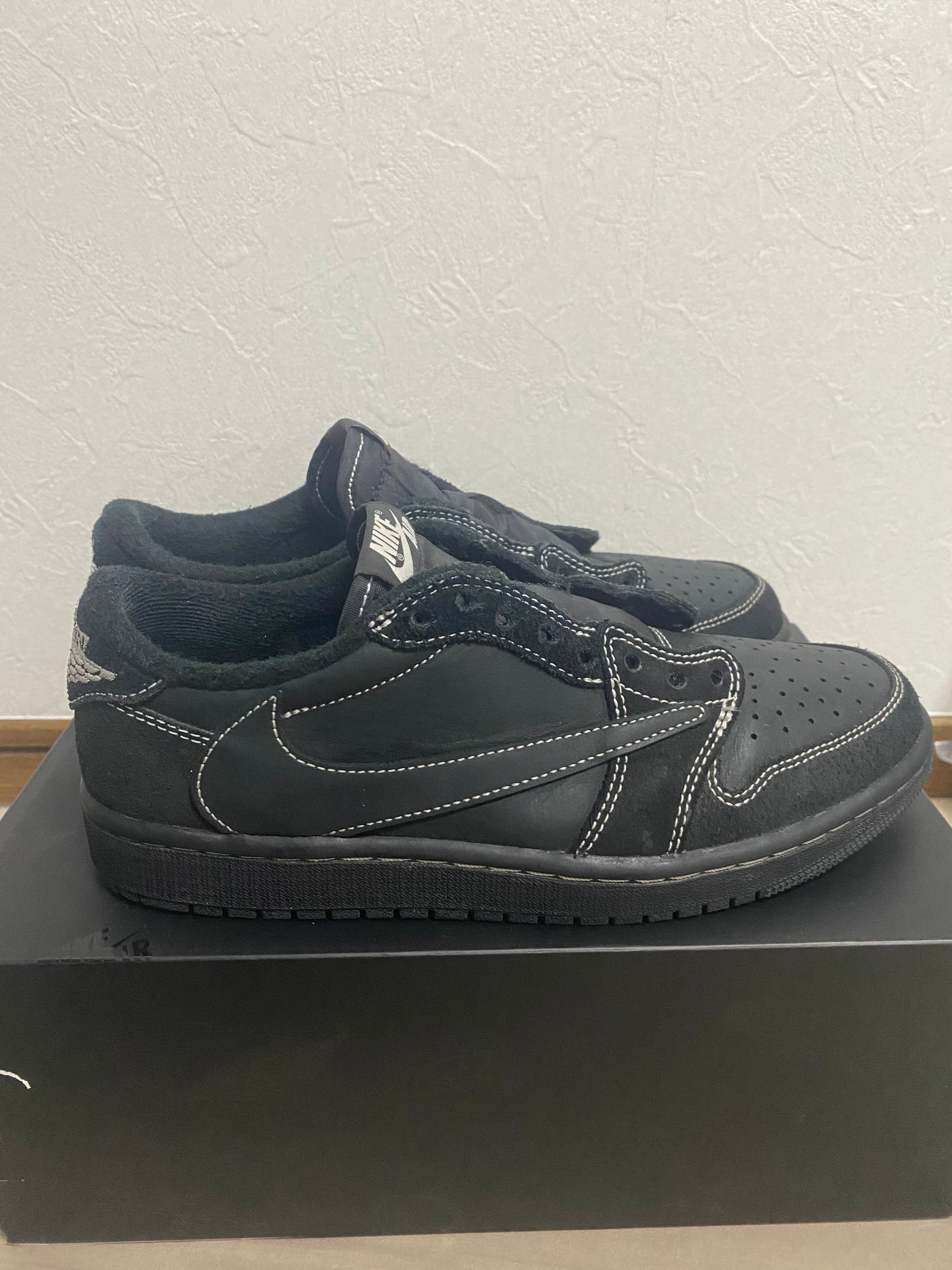 Travis Scott × Nike Air Jordan 1 Low OG SP "Black Phantom"