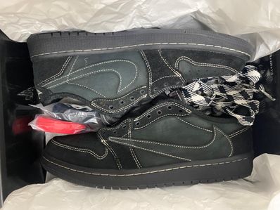 Travis Scott × Nike Air Jordan 1 Low OG SP "Black Phantom"